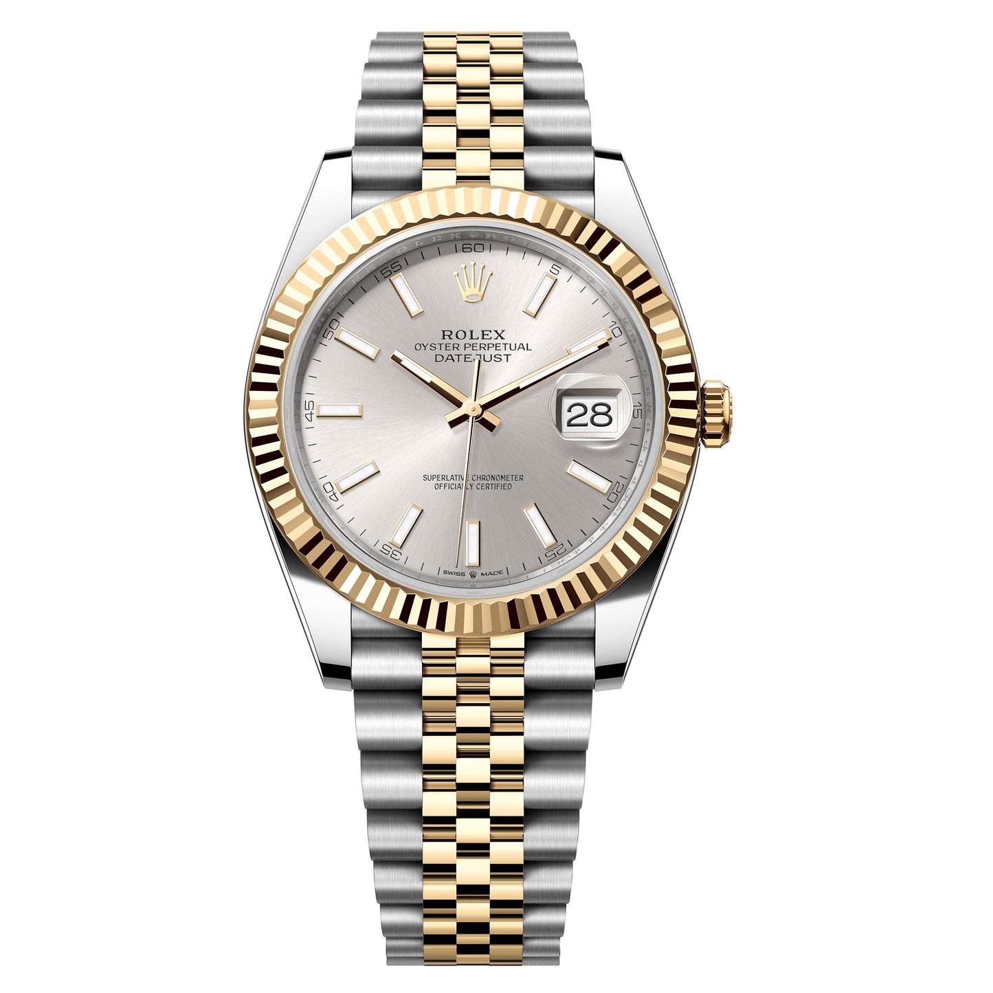 Rolex Datejust 126333 Silver 41mm Worn
