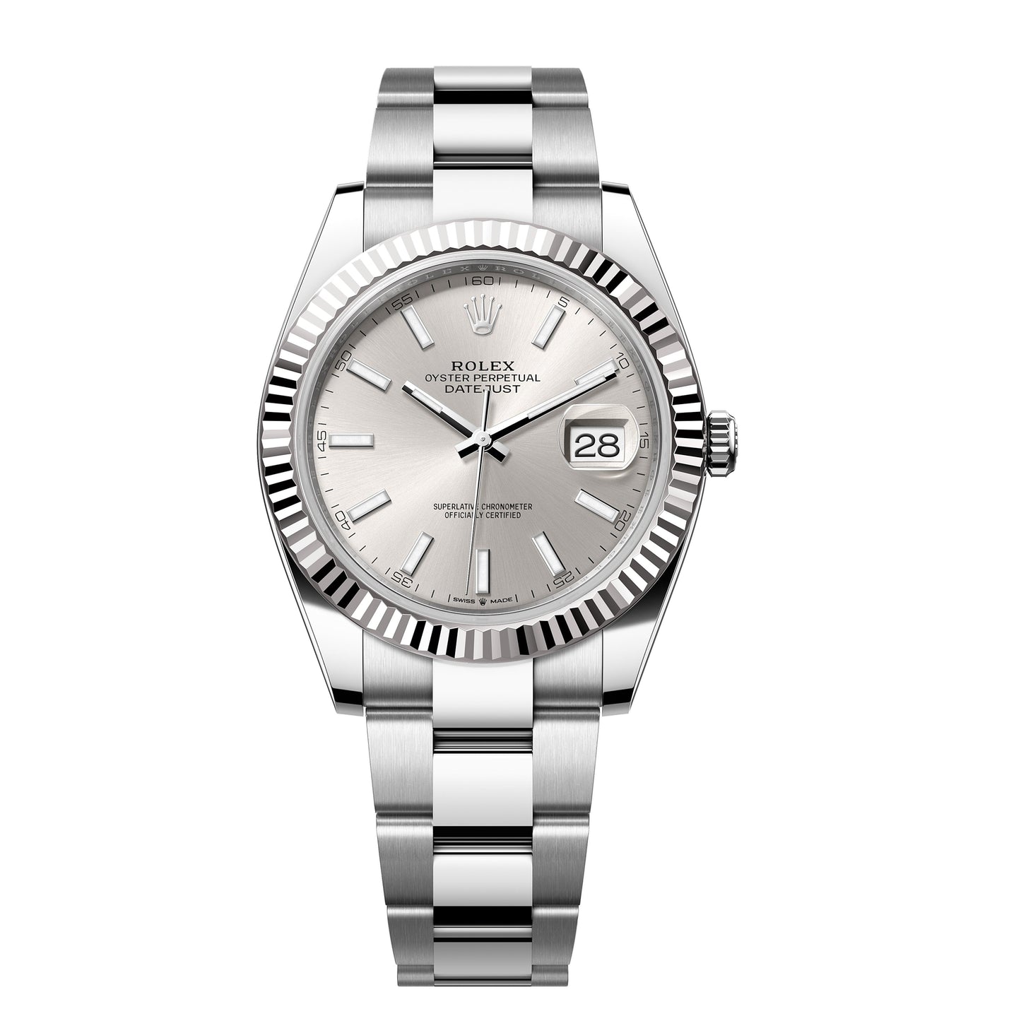 Rolex 126334 Datejust 41MM Silver Dial Worn