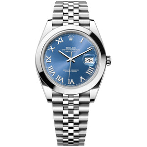 Rolex Datejust 41mm 126300-0018 Blue Roman Dial, Unworn 2026