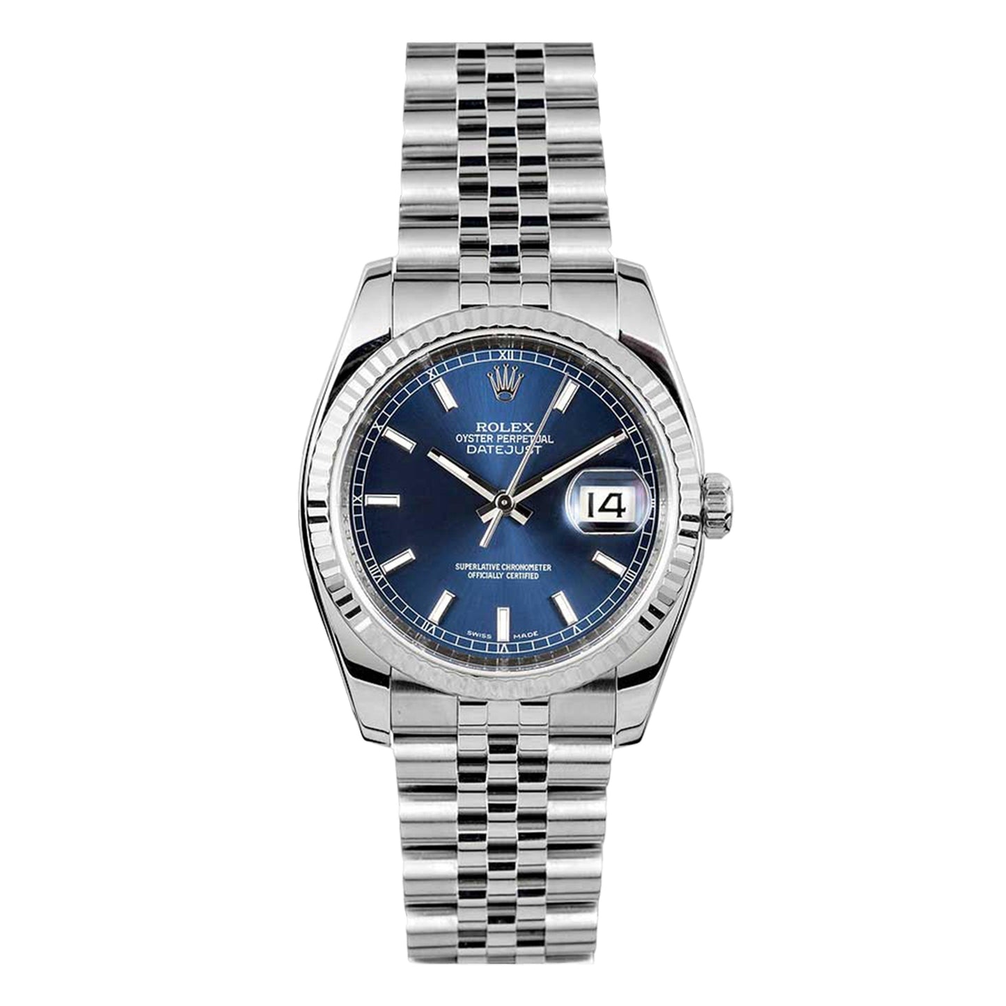 Rolex Datejust 36mm 116234 Blue Index Dial, Worn 2018