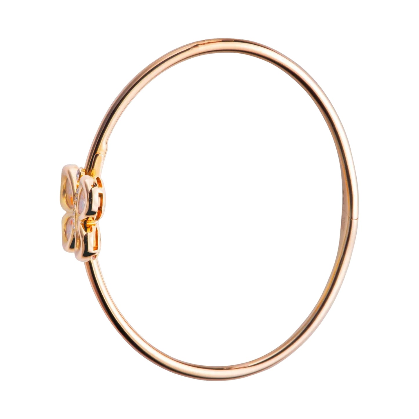 Chopard Happy Diamonds Butterfly Rose Gold & Diamond Bangle Small Size 859511-5002, Unworn
