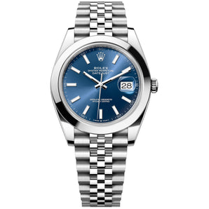 Rolex Datejust 41mm 126300-0002 Blue Index Dial, Unworn 2026