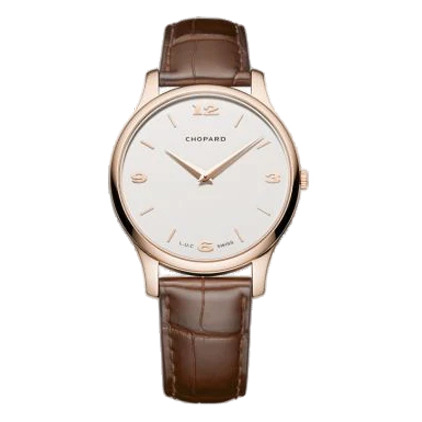 Chopard L.U.C XP 39.5mm 161902-5001 White Numeral Index Dial, Worn