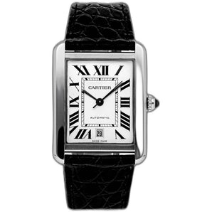 Cartier Tank Solo 31.0mm x 40.85mm W5200027 Silver Roman Dial, Worn