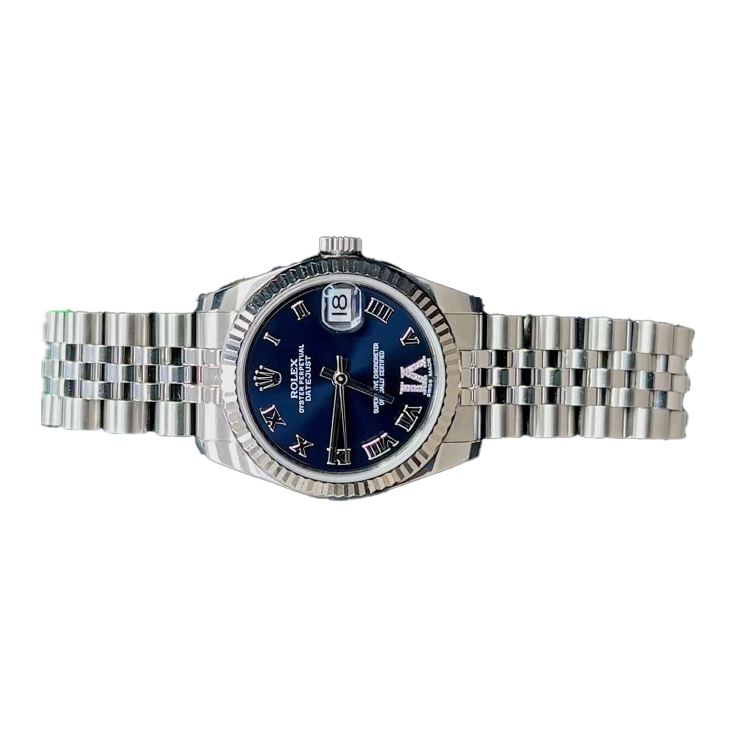 Rolex Lady Datejust 31mm 178274 Dark Purple Roman with Diamond VI Dial, Worn 2014