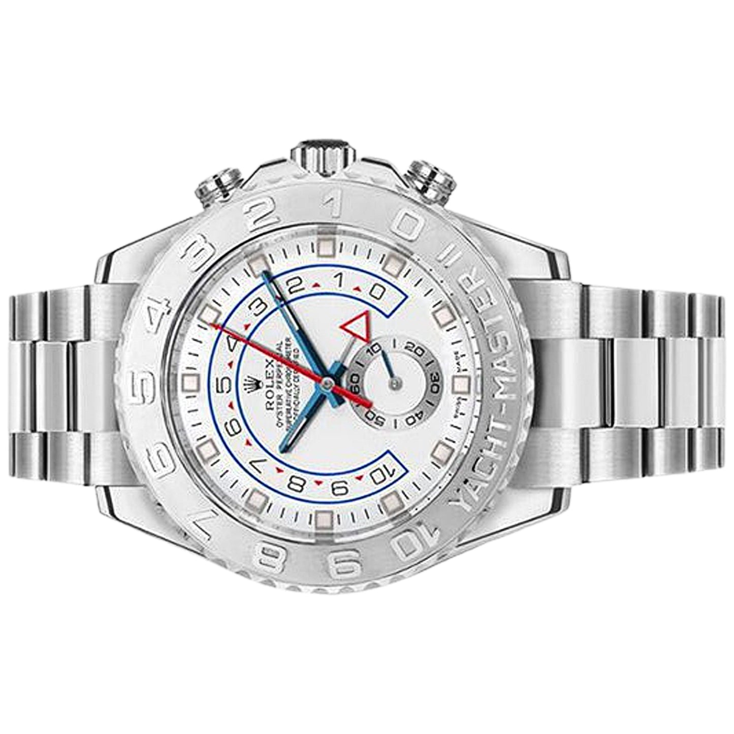 Rolex Yacht Master II 44mm 116689 Platinum Bezel, White Dial, Worn 2012