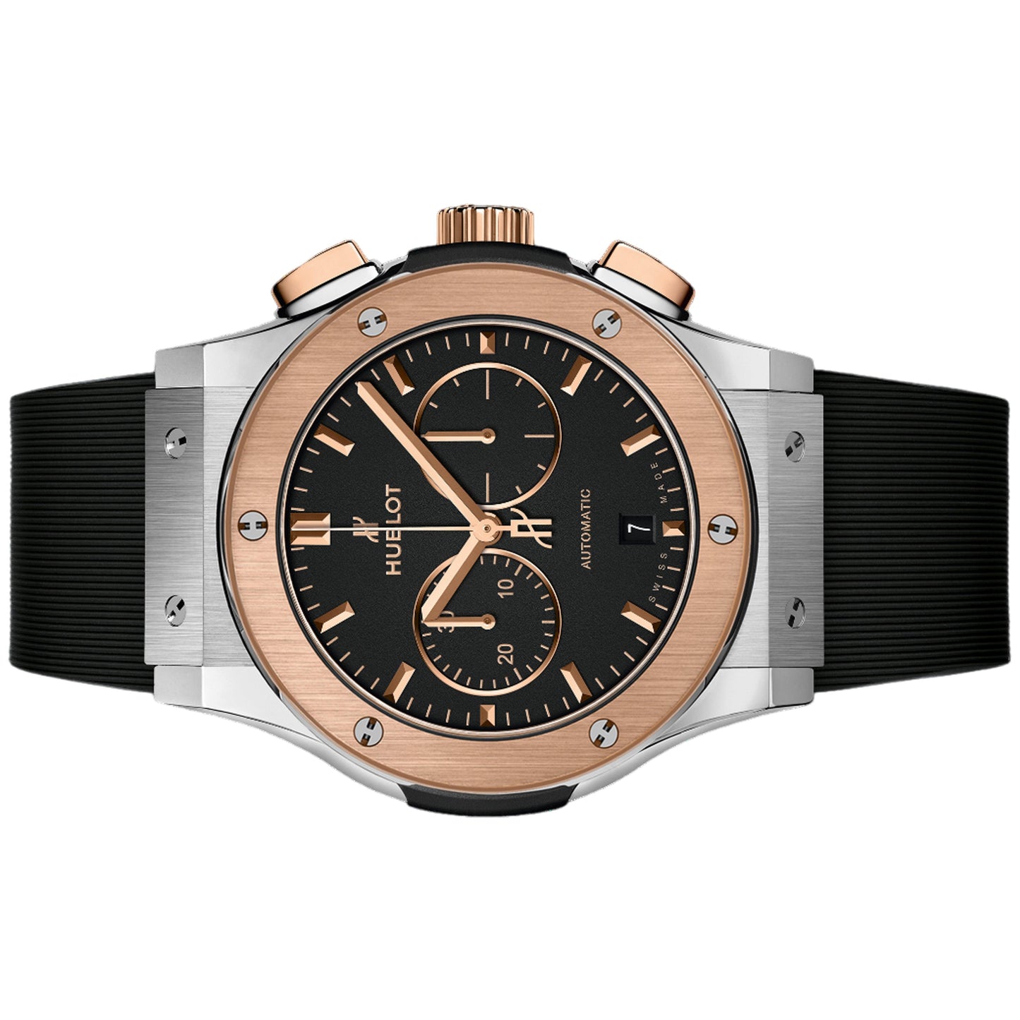 Hublot Classic Fusion Chronograph Titanium King Gold 42mm 541.NO.1181.RX Black Dial, Worn 2022
