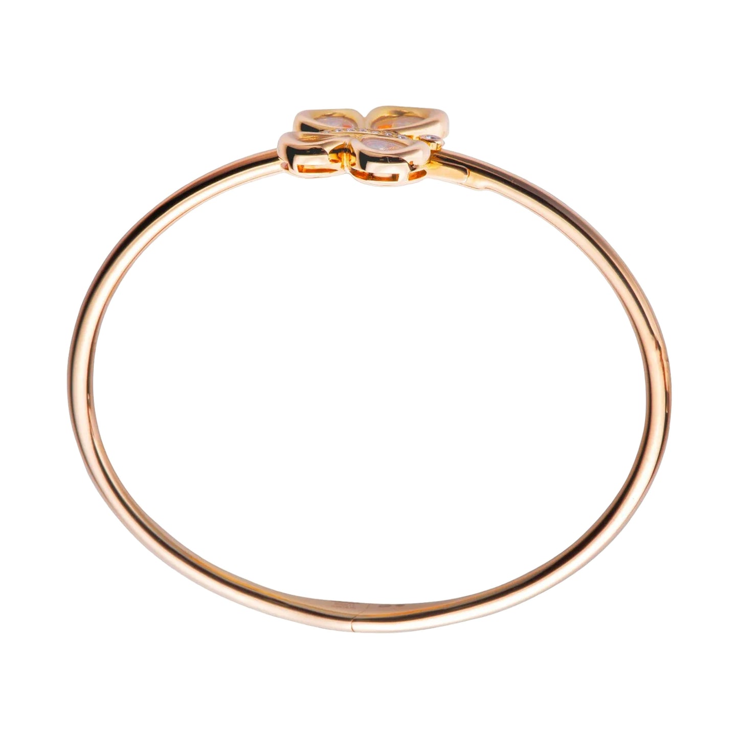 Chopard Happy Diamonds Butterfly Rose Gold & Diamond Bangle Small Size 859511-5002, Unworn