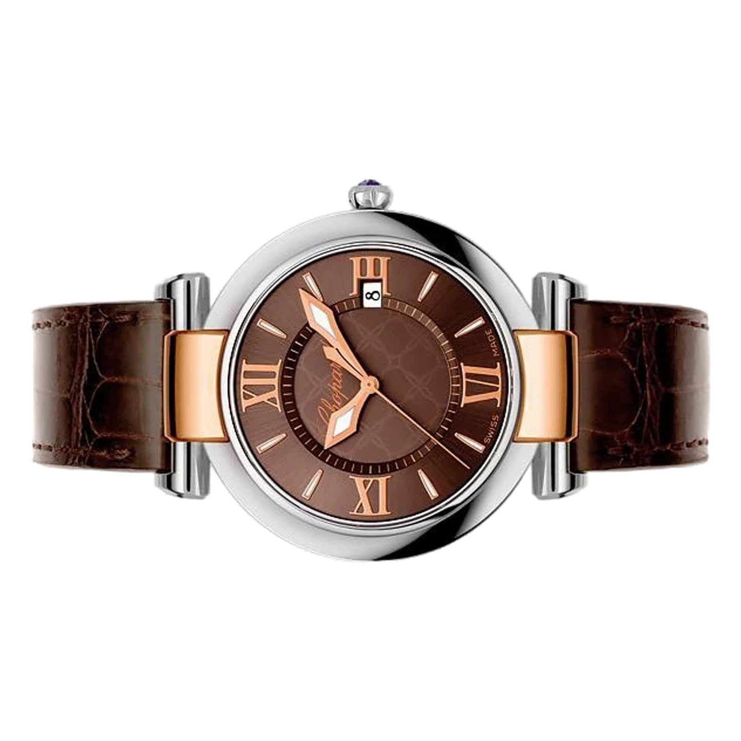 Chopard Imperiale Quartz 36mm 388532-6011 Brown Roman Numeral Index Dial, Unworn