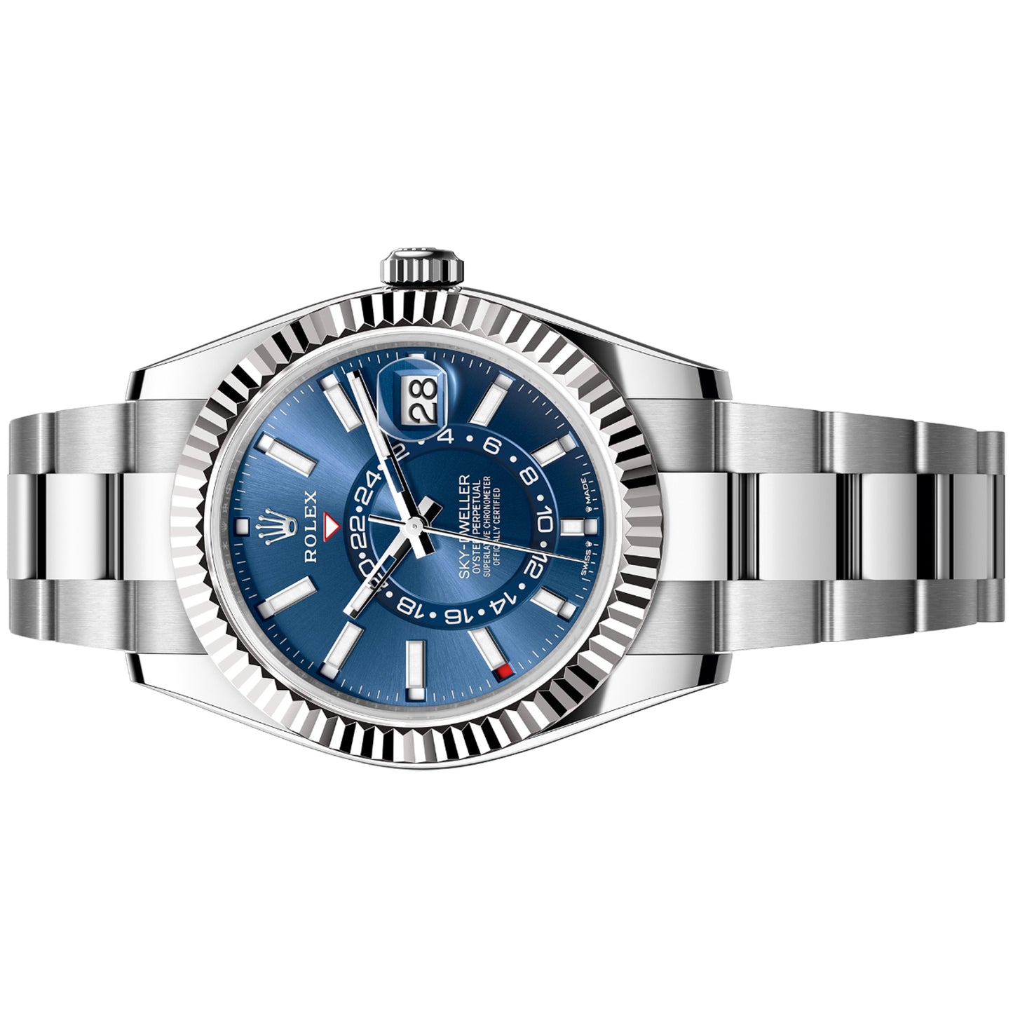 Rolex Sky-Dweller 42mm 336934-0005 Blue Index Dial, Oyster Bracelet, Unworn 2025