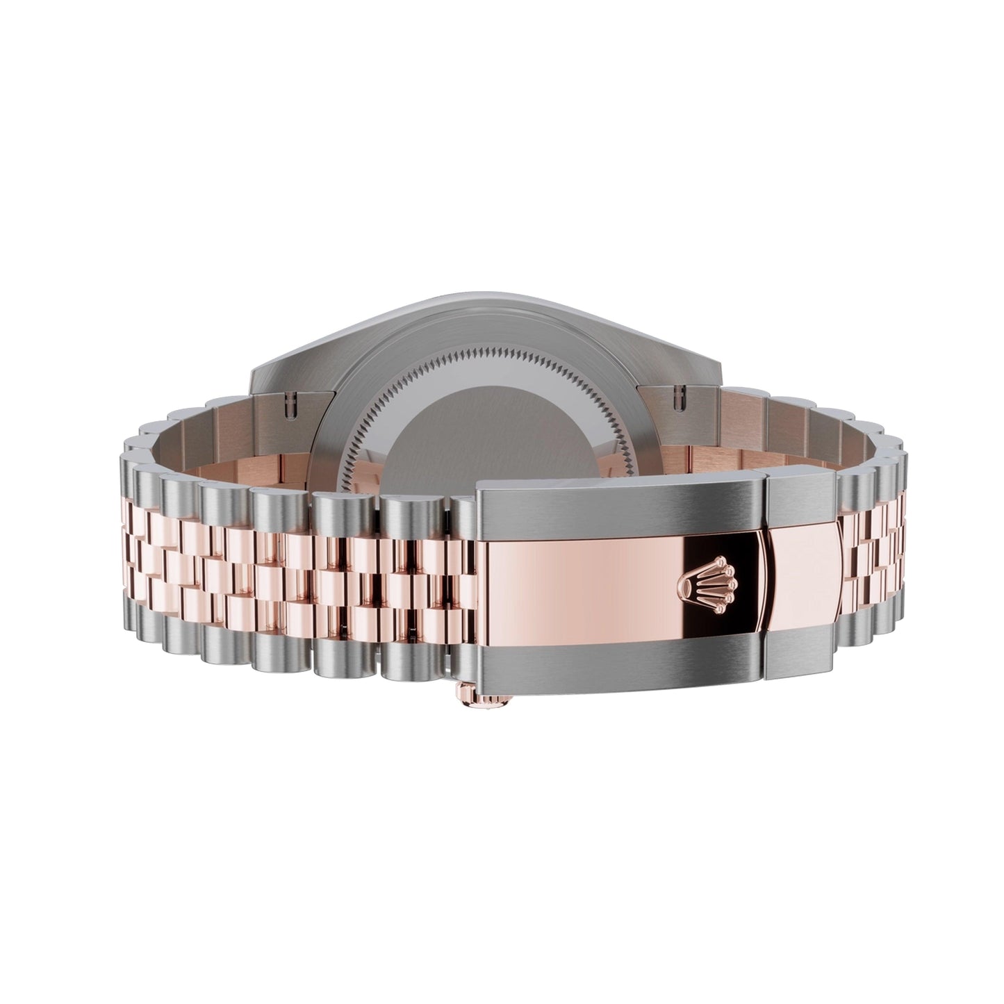 Rolex Datejust Wimbledon 41mm 126331-0016 Rose Gold, Gray Dial and Green Roman Dial, Worn