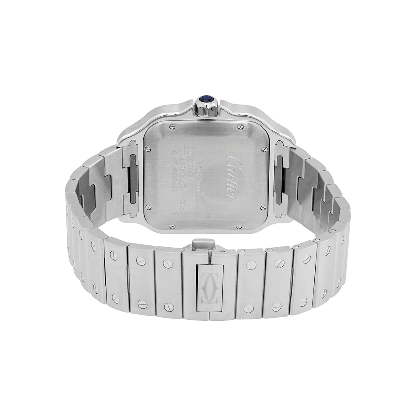 Santos De Cartier 35mm WSSA0061 Green Roman Dial, Worn