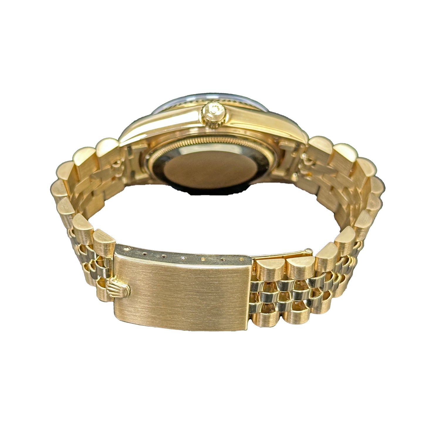 Rolex Day-Date 36mm 18038 Full Yellow Gold, Silver Index Dial, Jubilee Bracelet, Worn