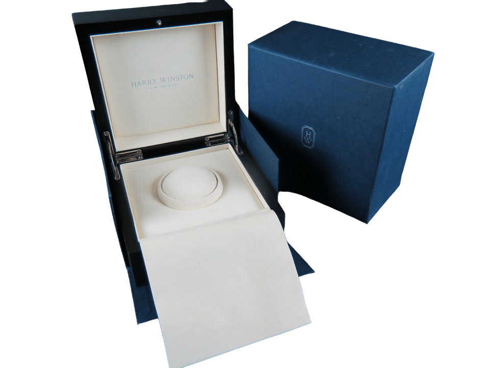 Harry Winston Ocean 44mm 400/MCRA44ZK Triple Retrograde Chronograph, Worn