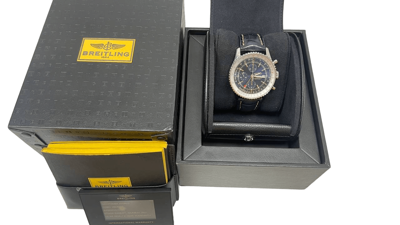 Breitling A2432212-C651 NAVITIMER CHRONOGRAPH GMT 46 Worn