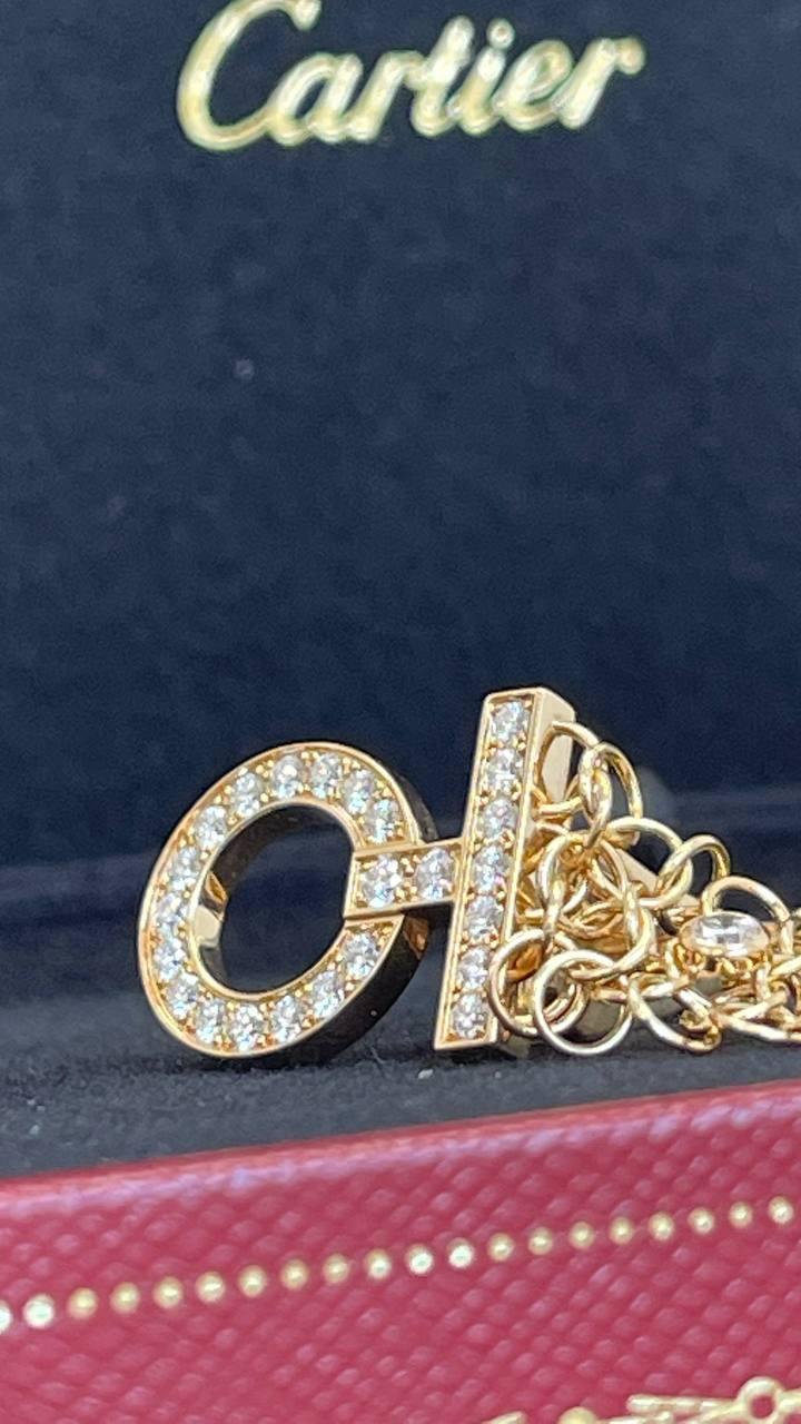Cartier Agrafe Bracelet N6713817 Rose gold, diamonds