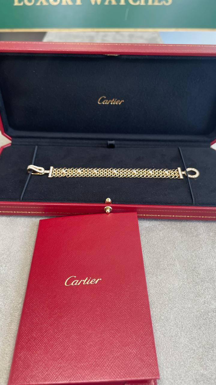 Cartier Agrafe Bracelet N6713817 Rose gold, diamonds
