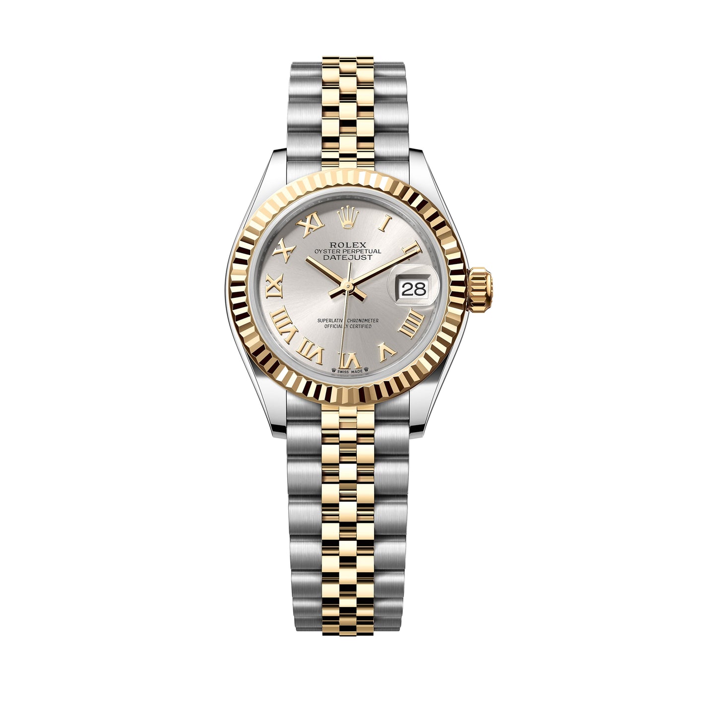 Rolex Datejust 28mm 279173-0005 Silver and Gold Roman Dial, Unworn 2024