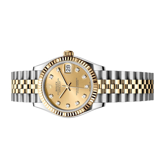 Rolex Datejust 31mm 178273 Champagne Diamond Dial, Worn 2016