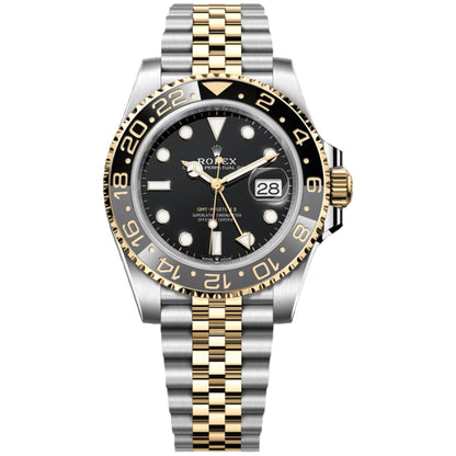 Rolex GMT Master II 40mm 126713GRNR-0001 Yellow Gold, Black Dial, Unworn 2025