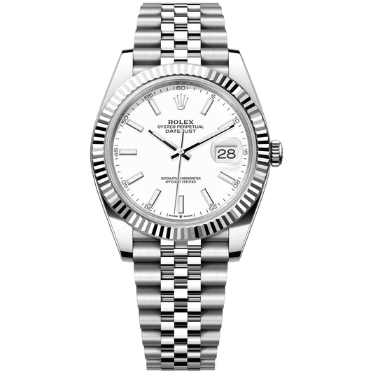 Rolex Datejust 41mm 126334-0010 White Index Dial, Unworn 2025