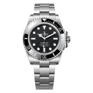 Rolex Submariner 41mm 124060-0001 (No Date) Black Dial, Like New 2023