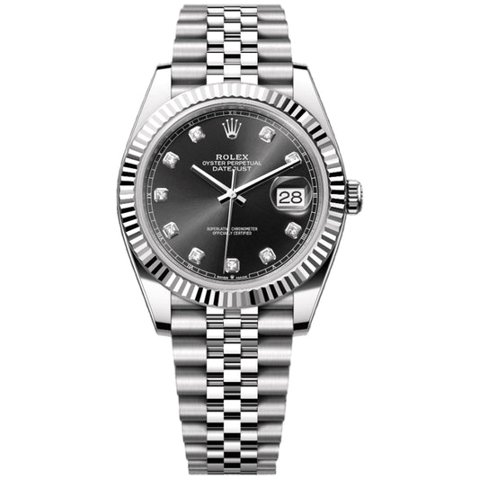 Rolex Datejust 41mm 126334-0012 Black Diamond Dial, Unworn 2025