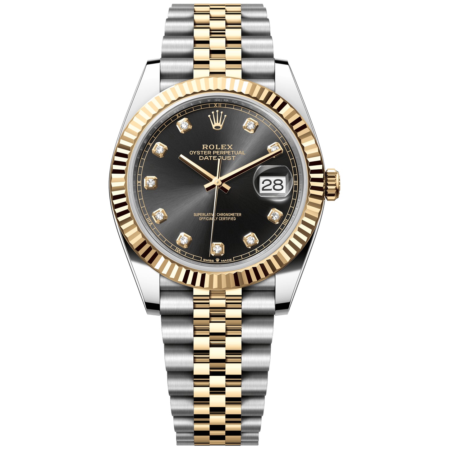 Rolex Datejust 41mm 126333-0006 Black Diamond Dial, Unworn 2024
