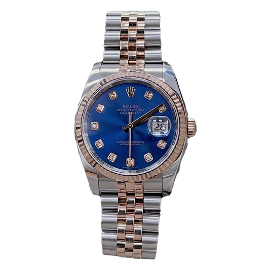 Rolex Datejust 36mm 116231 Blue Diamond Dial, Worn 2018