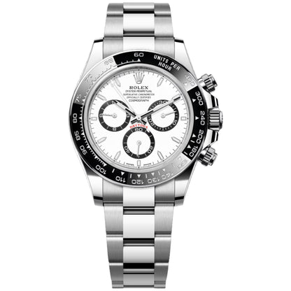 Rolex Daytona 40mm 126500LN-0001 White Panda Index Dial, Unworn 2025