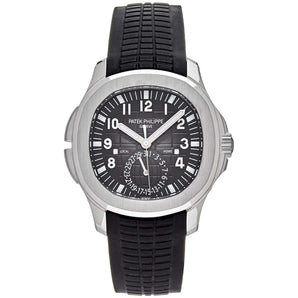 Patek Philippe Aquanaut Travel Time 40mm 5164A-001 Black Numeral Dial, Worn 2024