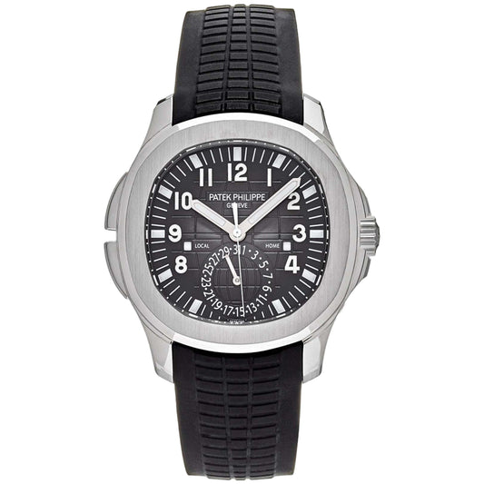 Patek Philippe Aquanaut Travel Time 40mm 5164A-001 Black Numeral Dial, Unworn 2023