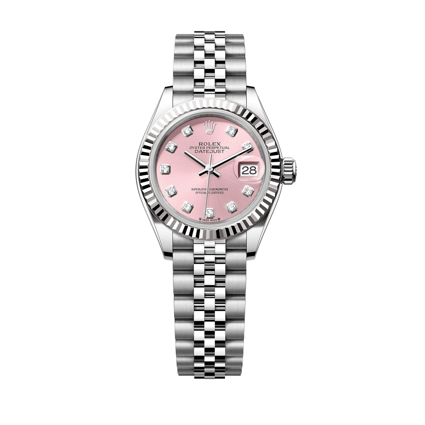 Rolex Lady Datejust 28mm 279174-0003 Pink Diamond Dial, Unworn 2025