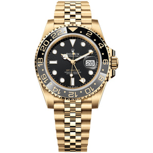 Rolex GMT Master II 40mm 126718GRNR-0001 Full Yellow Gold, Black Dial, Worn 2025