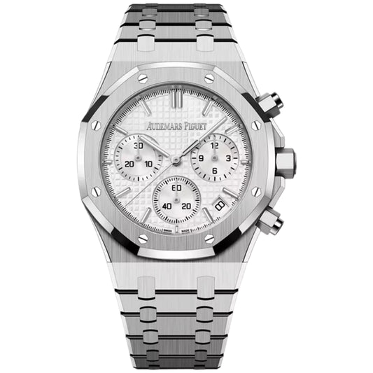 Audemars Piguet Royal Oak Chronograph 41mm 26240ST.OO.1320ST.07 Silver Grande Tapisserie Dial, Unworn 2025