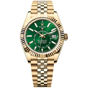 Rolex Sky-Dweller 42mm 336938-0008 Green Index Dial, Unworn 2026