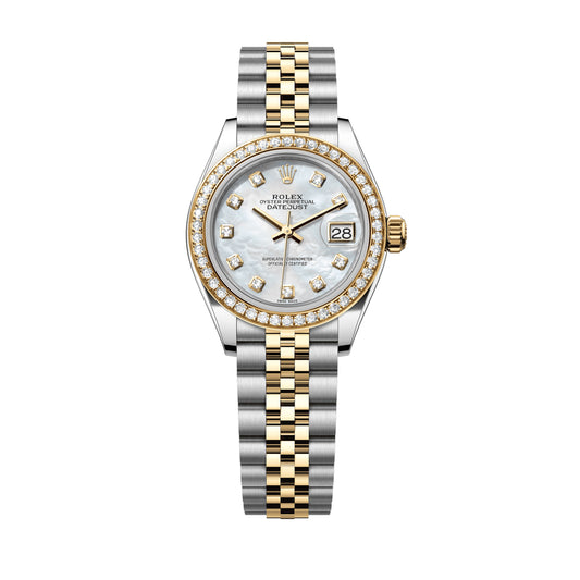 Rolex Lady Datejust 26mm 179383 Diamond Bezel, Mother of Pearl MOP Diamond Dial, Worn 2015