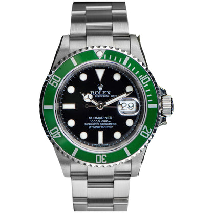 Rolex Submariner (Date) Starbucks 40mm 16610LV Black Dial, Worn 2009