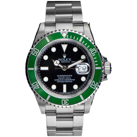 Rolex Submariner (Date) Starbucks 40mm 16610LV Black Dial, Worn 2009
