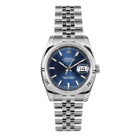 Rolex Datejust 36mm 116234 Blue Index Dial, Worn 2018