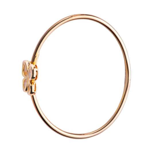 Chopard Happy Diamonds Butterfly Rose Gold & Diamond Bangle Small Size 859511-5002, Unworn