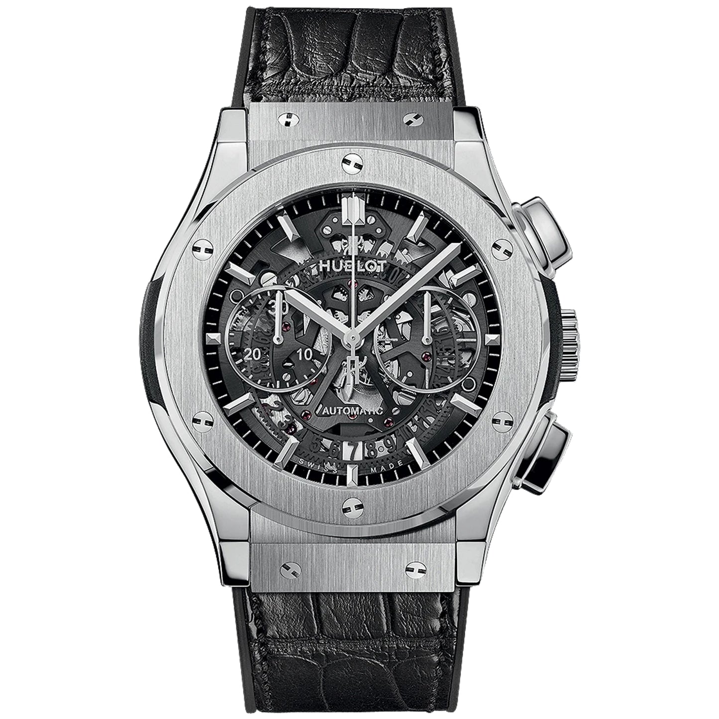Hublot Classic Fusion Aerofusion Titanium 45mm 525.NX.0170.LR Sapphire Dial, Worn 2021