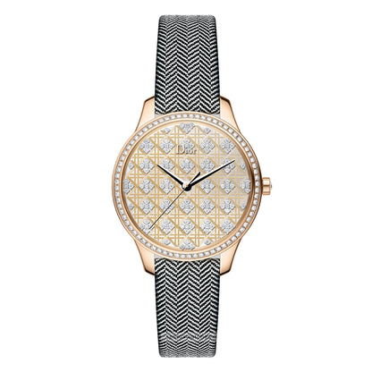 Dior VIII Montaigne Tissage Precieux 36mm CD153570A001 Yellow Gold Threads with Diamonds set, Unworn