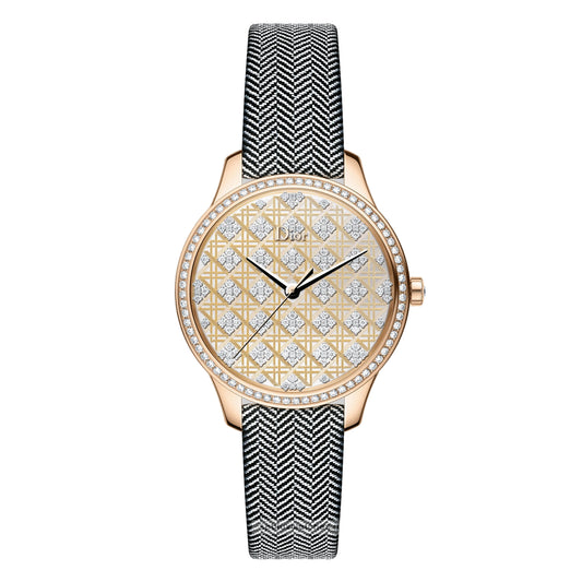 Dior VIII Montaigne Tissage Precieux 36mm CD153570A001 Yellow Gold Threads with Diamonds set, Unworn