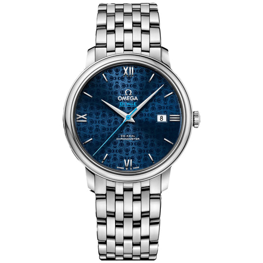 Omega De Ville Prestige Orbis Edition 39.5mm 424.10.40.20.03.003 Blue Dial, Worn 2019