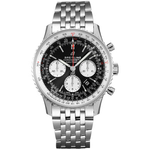 Breitling Navitimer Chronograph 43mm AB0121 Black Dial, Worn 2024