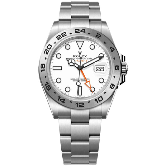 Rolex Explorer II 42mm 216570 White Dial, Worn 2022
