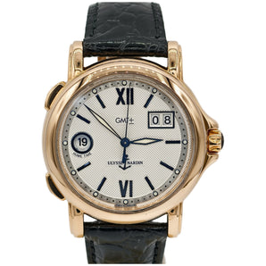 Ulysse Nardin Dual Time GMT 40mm 226-87 Silver Dial, Worn 2010