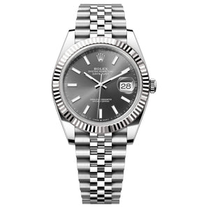 Rolex Datejust 41mm 126334-0014 Dark Rhodium Index Dial, Unworn 2026