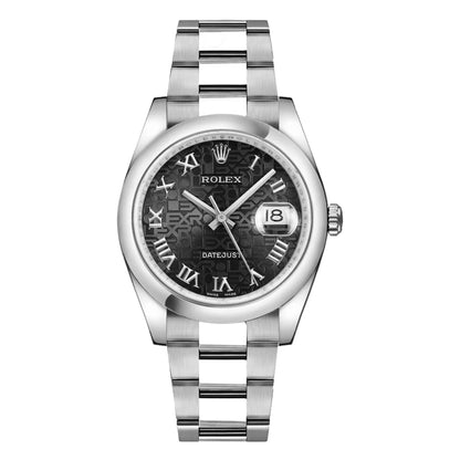 Rolex Datejust 36mm 116200 Black Jubilee Roman Dial, Worn 2013